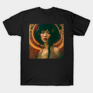 Art Deco Style Woman T-Shirt